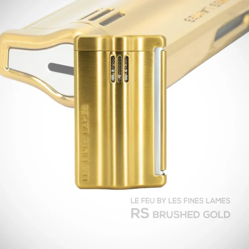 Lighter Les Fines Le Feu Brushed Gold
