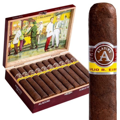 Aladino Maduro Toro 6x50 Box press