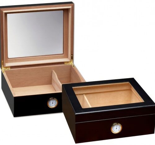 Humidor Chalet Glass Top