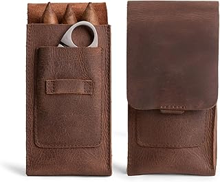 Cigar Holder Leather 3 cigar