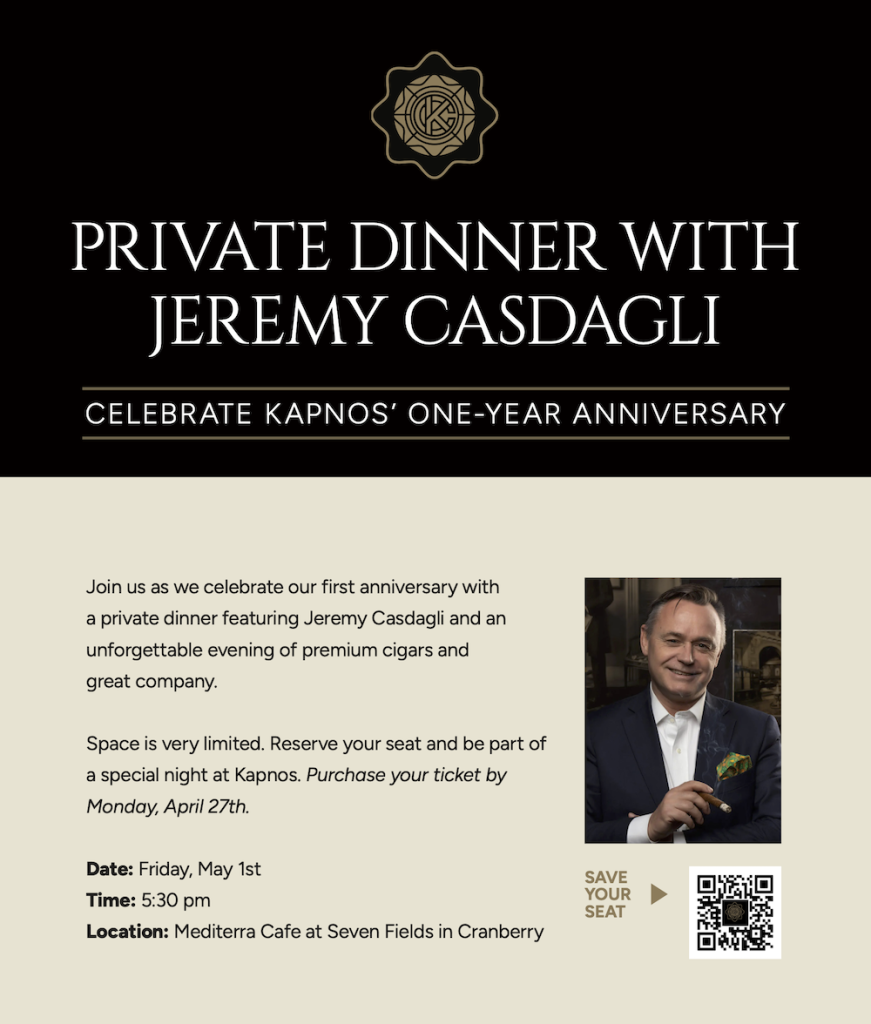 Private Dinner with Jeremy Casdagli