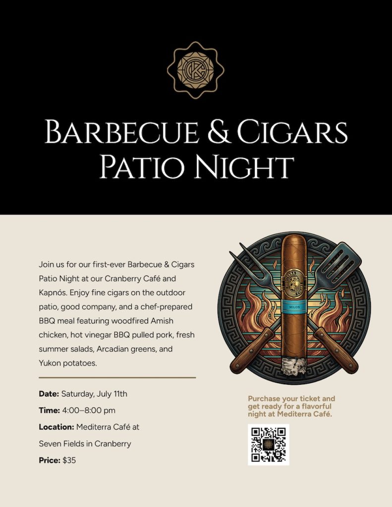 Barbecue & Cigars Patio Night